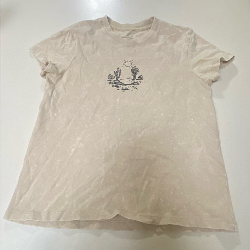 Beige Graphic T-Shirt